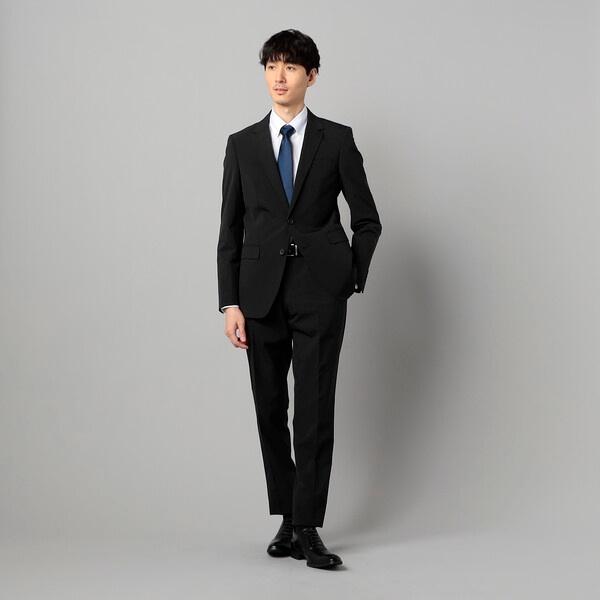 【セットアップ対応】尾州織り ポリエステルストレッチ ヘリンボーン ジャケットの画像