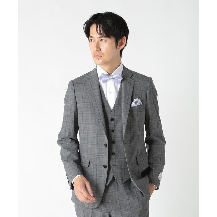 CROWDED CLOSET NARROWクラシカルグレンチェックスーツ（同素材ベスト  