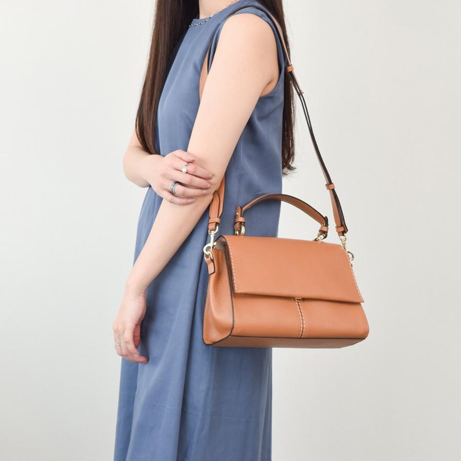 LORISTELLA◇シュリンクレザーフラップハンドバッグ : マルイ(丸井