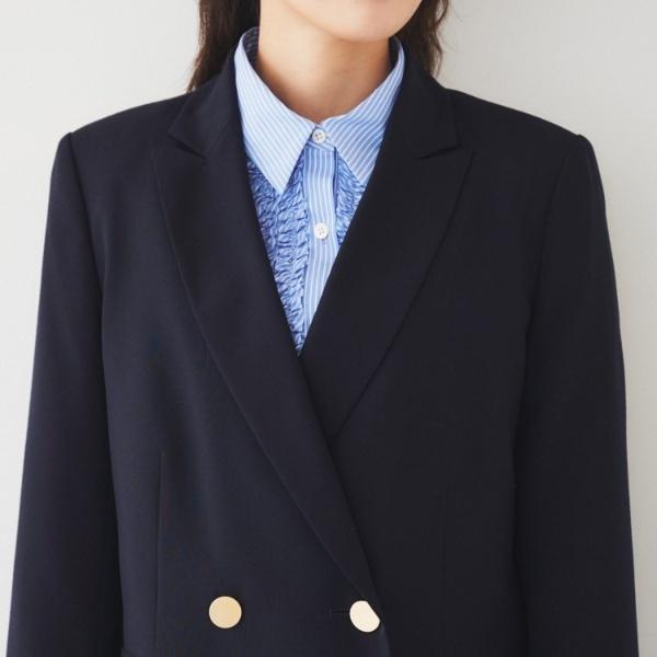 UNTITLED（アンタイトル） 【通勤春の軽羽織り】サマーウール調 ダブル