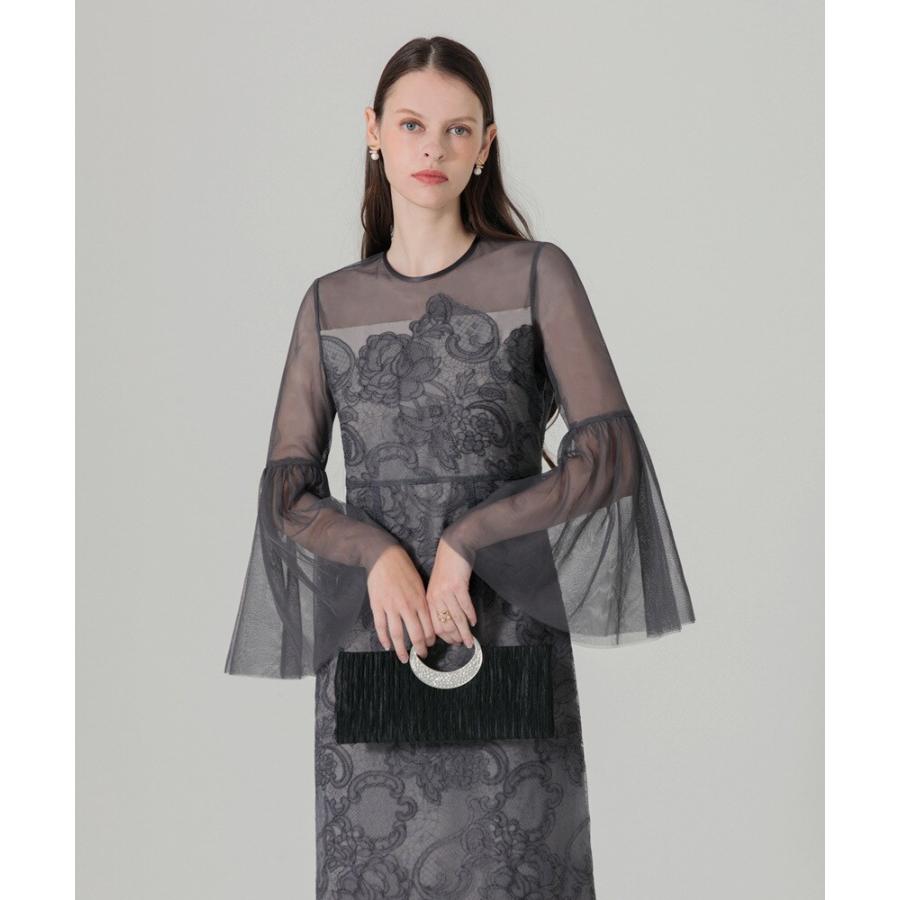 シアープリーツスリーブIラインワンピースドレス : マルイ(丸井)Yahoo