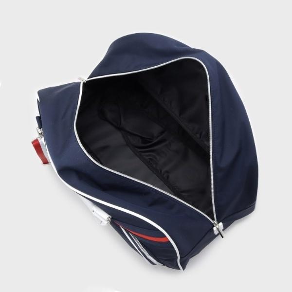 adabat 【新レーベル ADABAT NAVY】トリコロールボストンバッグ