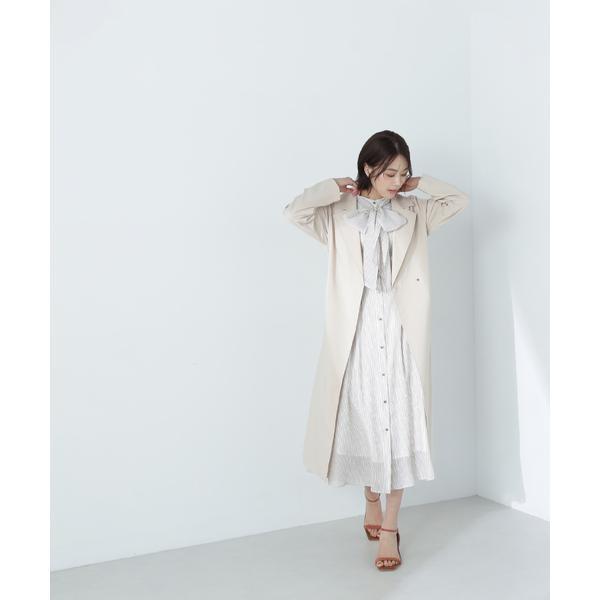 NATURAL BEAUTY BASIC ボリュームAラインコート M ベージュ NATURAL 
