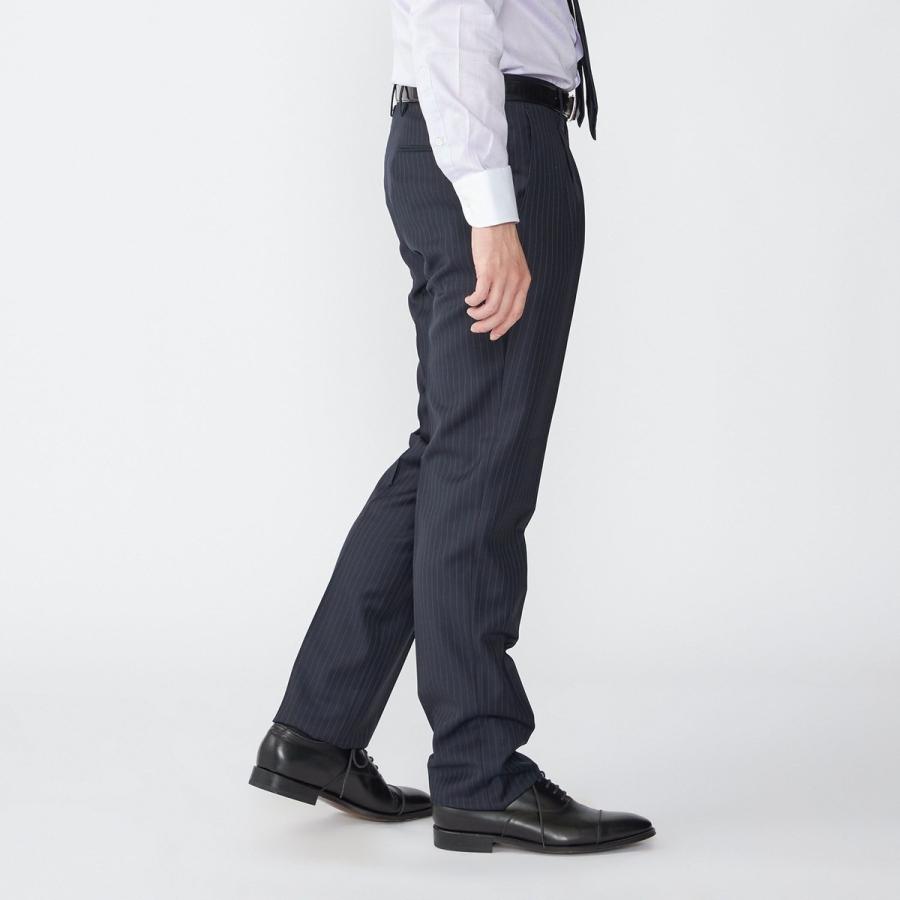 SHIPS: LUXURY DORMEUIL AMADEUS ピンストライプ スーツの画像