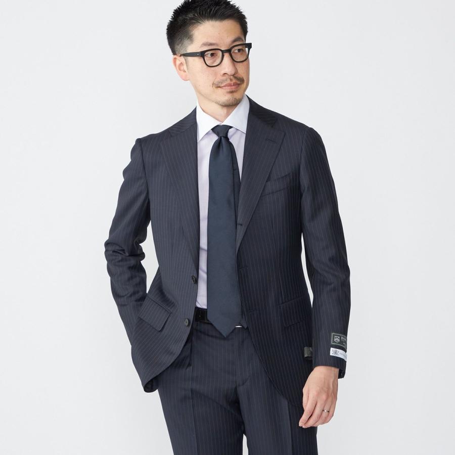 SHIPS: LUXURY DORMEUIL AMADEUS ピンストライプ スーツの画像