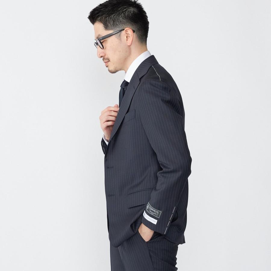 SHIPS: LUXURY DORMEUIL AMADEUS ピンストライプ スーツの画像