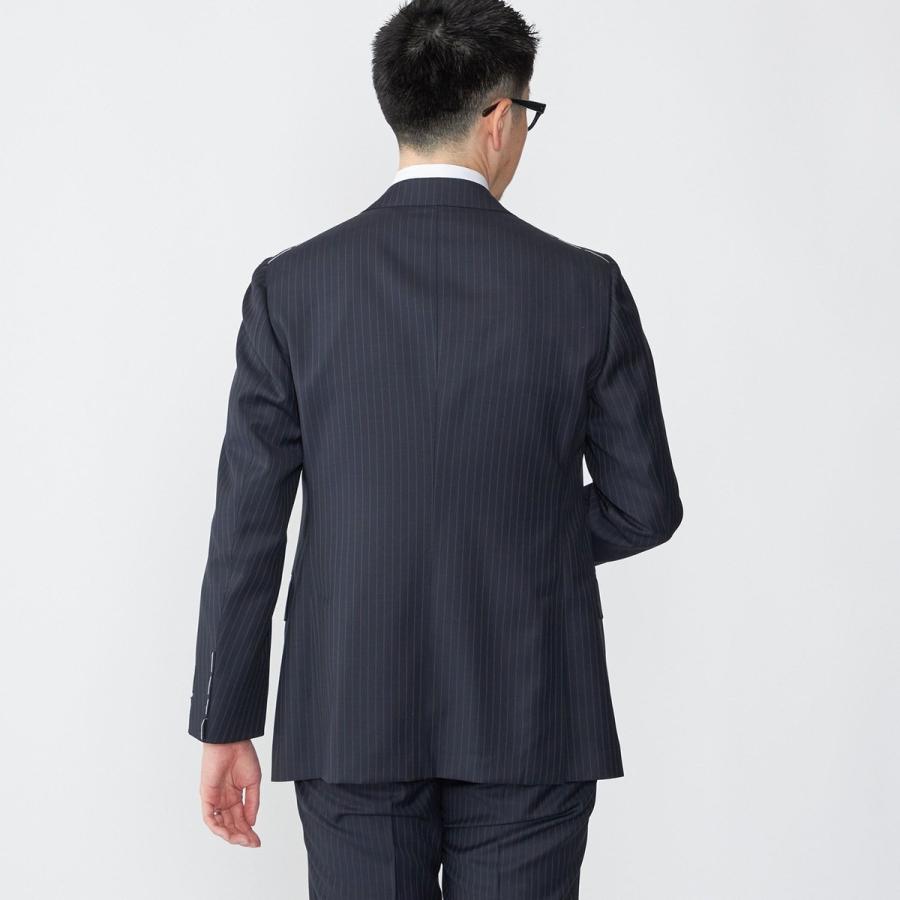 SHIPS: LUXURY DORMEUIL AMADEUS ピンストライプ スーツの画像