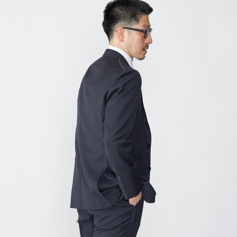 SHIPS: LUXURY DORMEUIL AMADEUS ピンストライプ スーツの画像
