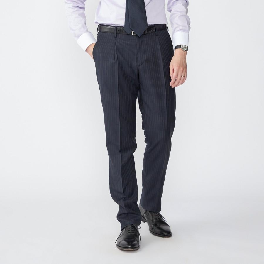 SHIPS: LUXURY DORMEUIL AMADEUS ピンストライプ スーツの画像