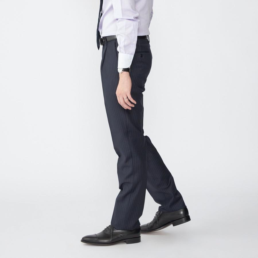 SHIPS: LUXURY DORMEUIL AMADEUS ピンストライプ スーツの画像