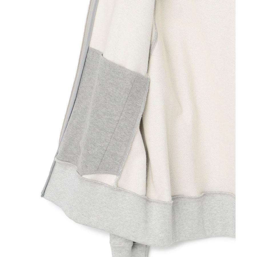 23区新品【VERY3月号掲載/洗える】コットンテリー ジップアップ フーディー VERY3月号掲載/洗える】コットンテリー ジップアップ フーディー | 23