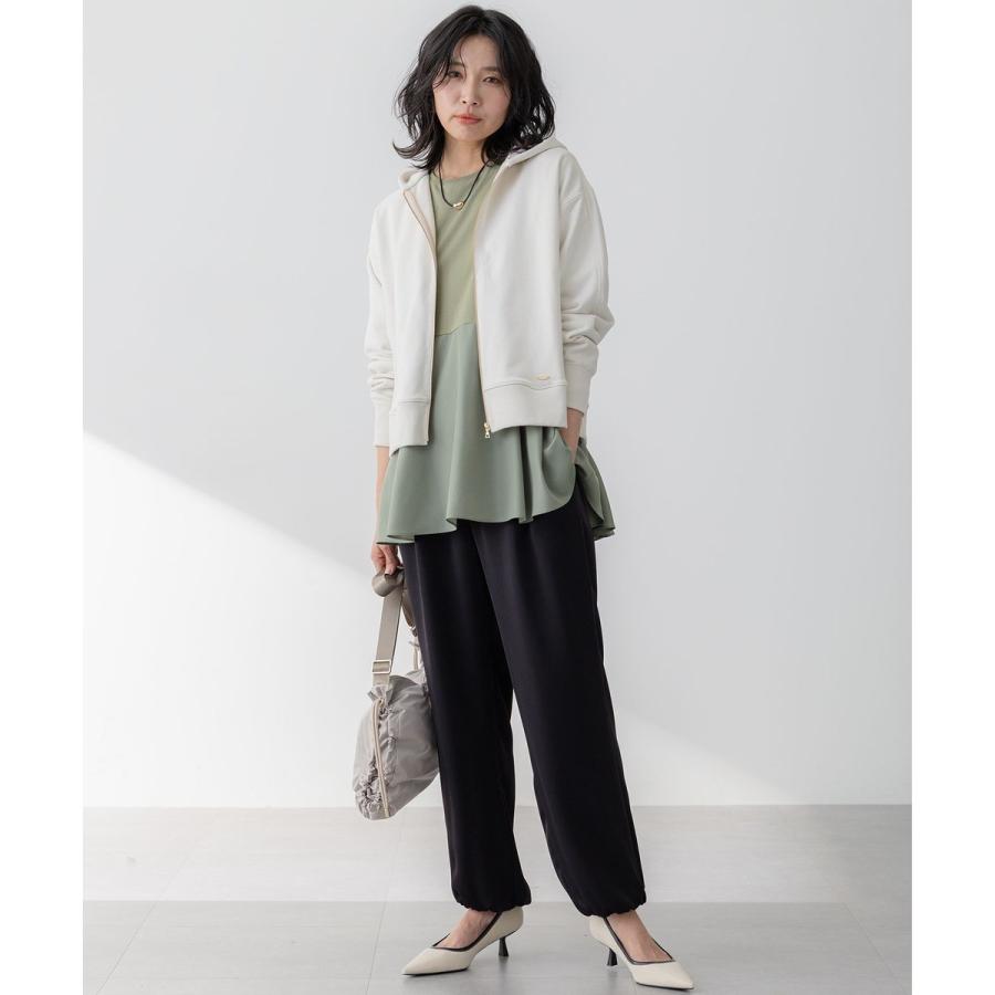 23区 【VERY3月号掲載/洗える】コットンテリー ジップアップ