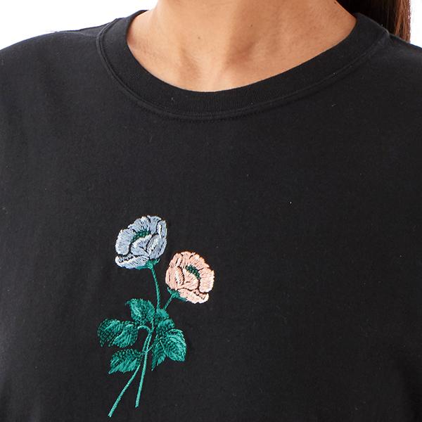 SUPER HAKKA（スーパーハッカ） 30/-天竺 花のワルツ刺繍ロング