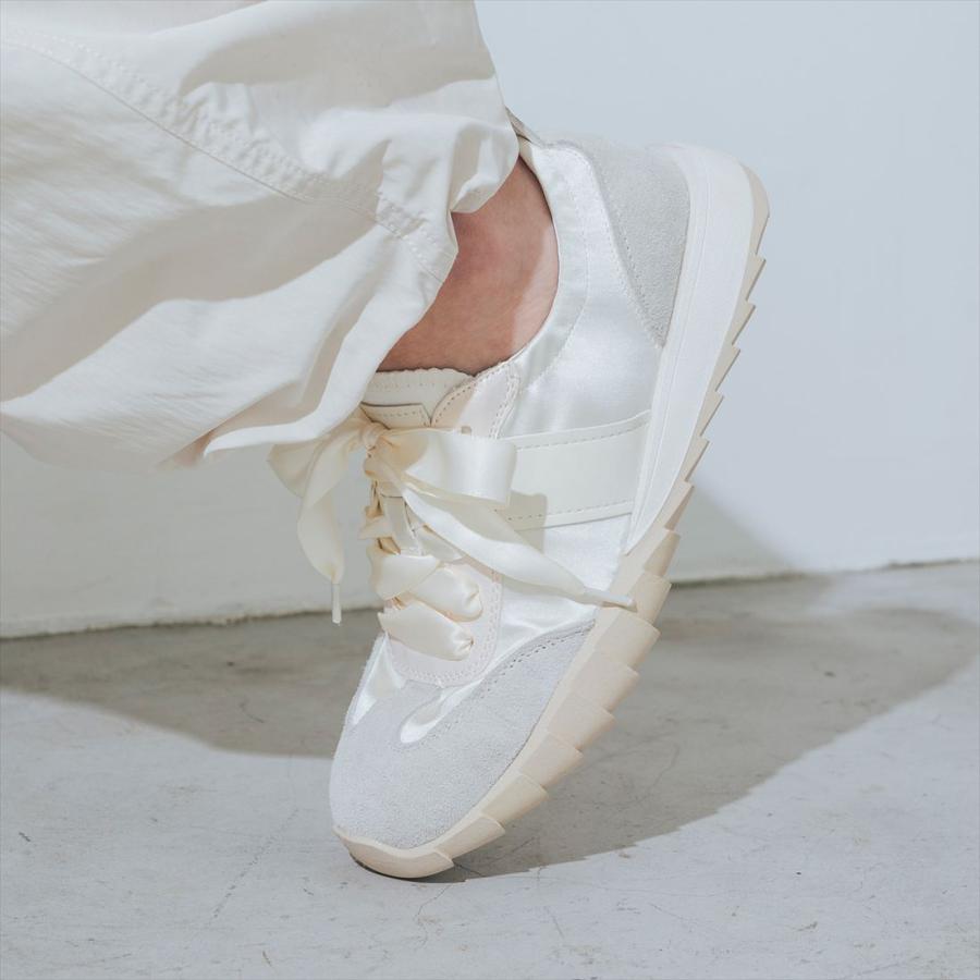 EVOL（イーボル） 【25春夏新作】【軽量・本革】サテンリボンレース