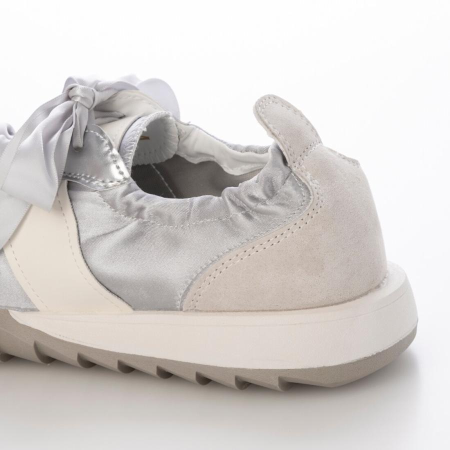 EVOL（EVOL）/【25春夏新作】【軽量・本革】サテンリボンレースアップスニーカー IY5748 EVOL（イーボル） 【25春夏新作】【軽量・本革】サテンリボンレース