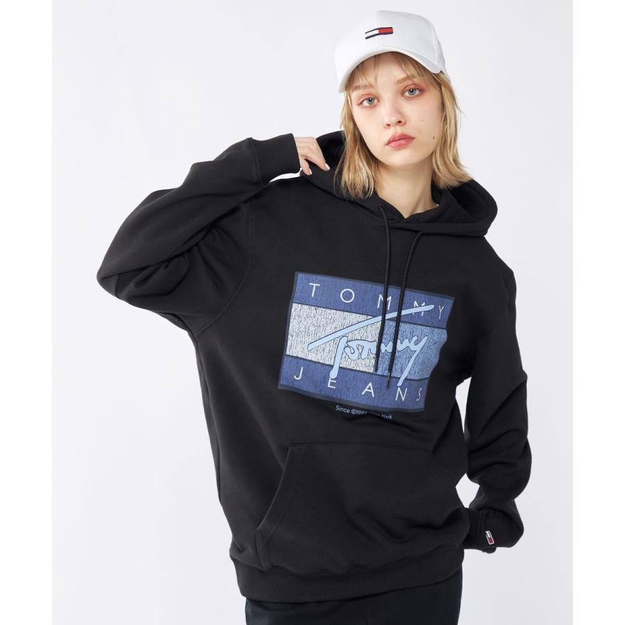 トミー ジーンズ（ JEANS）/レギュラーフラッグツイストパーカー TOMMY JEANS（トミー・ジーンズ） レギュラーフラッグツイストパーカー