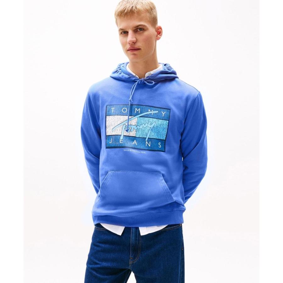 TOMMY JEANS（トミー・ジーンズ） レギュラーフラッグツイストパーカー