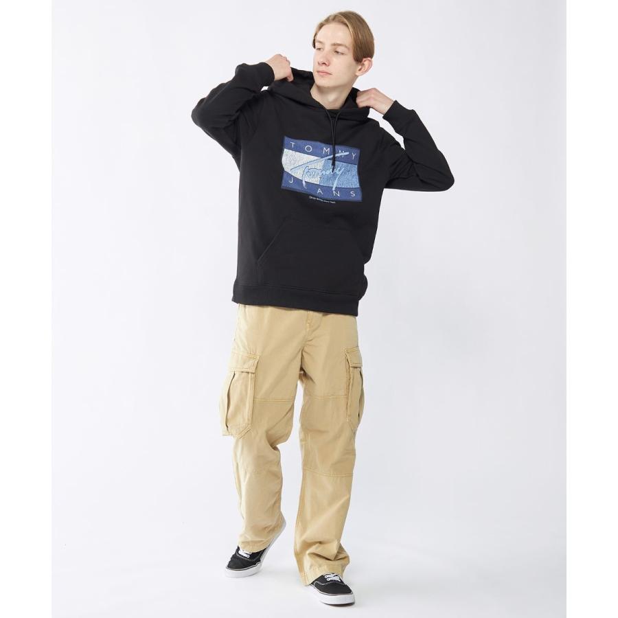 TOMMY JEANS（トミー・ジーンズ） レギュラーフラッグツイストパーカー