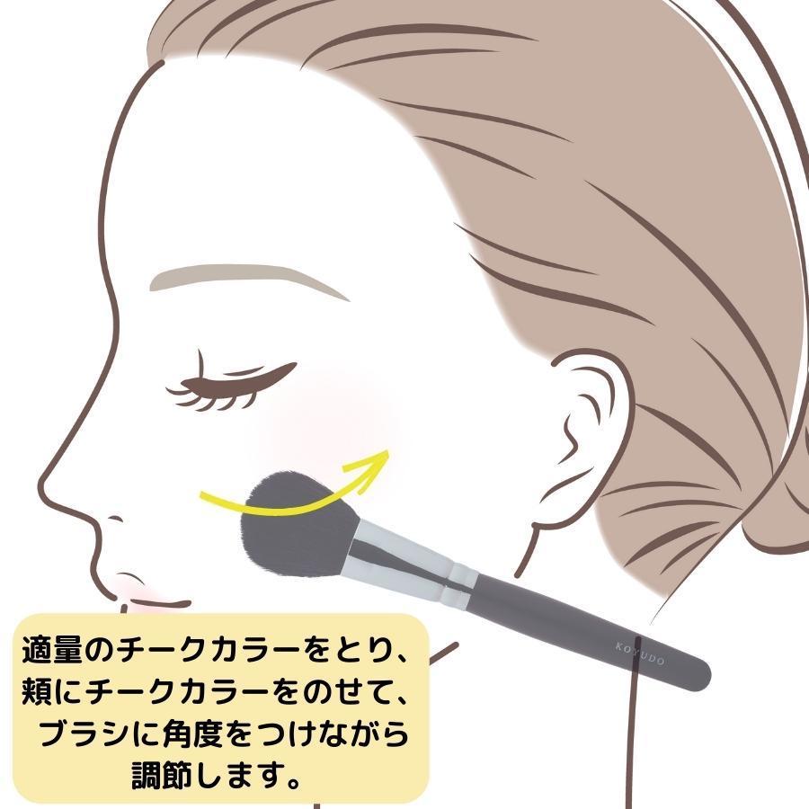 熊野筆　チークブラシ_5