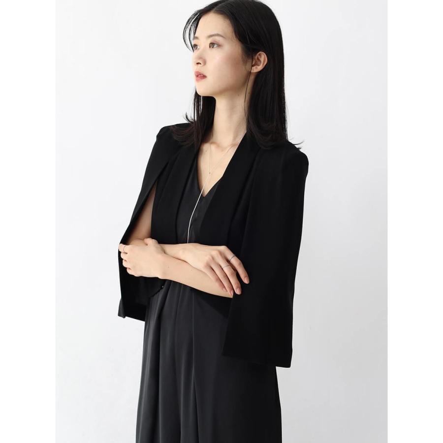 【1115】訳あり　ケープデザインショートジャケット　resil ケープデザインショートジャケット 1115】訳あり ケープデザイン