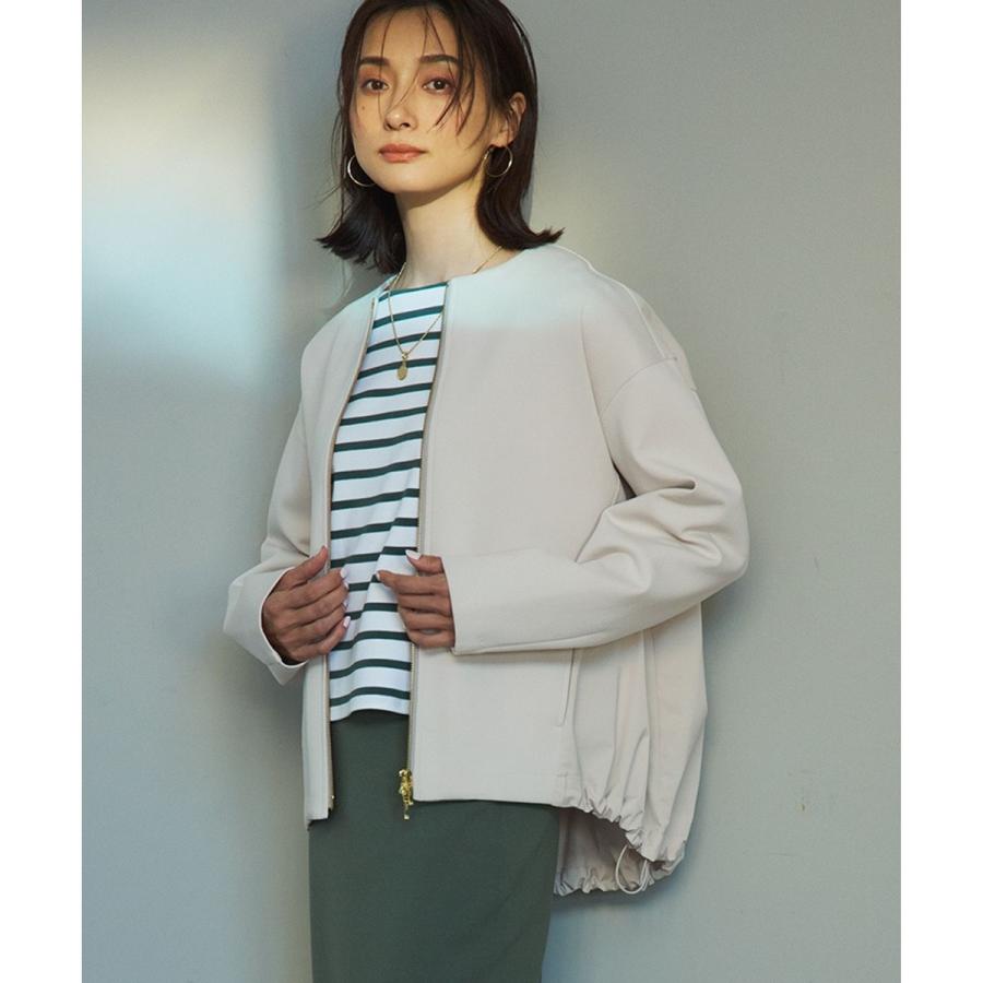 23区今季新品【洗える】コットンエアー ギャザー ライトアウター 23区（ニジュウサンク） 【洗える】コットンエアー ギャザー ライト