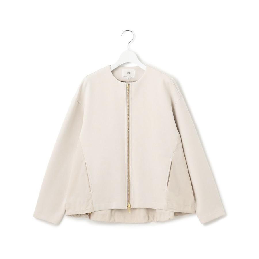 23区（ニジュウサンク） 【洗える】コットンエアー ギャザー ライト