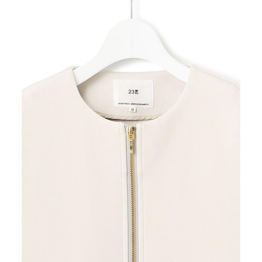 23区（ニジュウサンク） 【洗える】コットンエアー ギャザー ライト