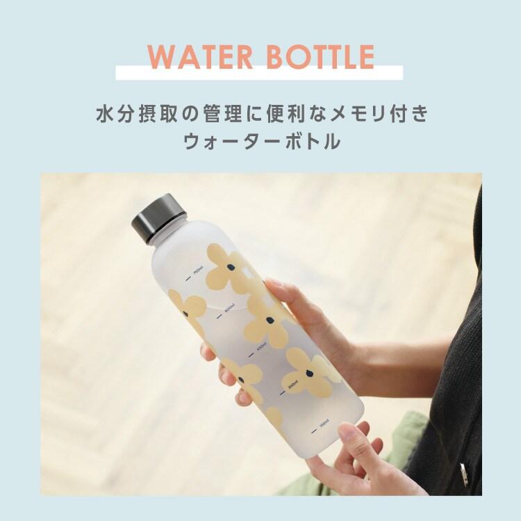 Wpc. 【Wpc.】ウォーターボトル 750ml クリアボトル 水筒 メモリ付き