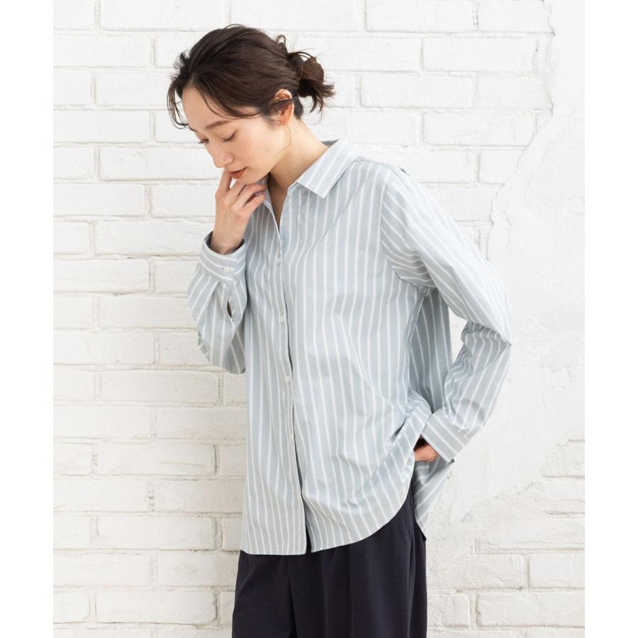 【sabstreet bis】【web限定】 15号(3L) イージーケアキーネックシャツ Sab Street 【sabstreet bis】【web限定】 15号(3L) イージー
