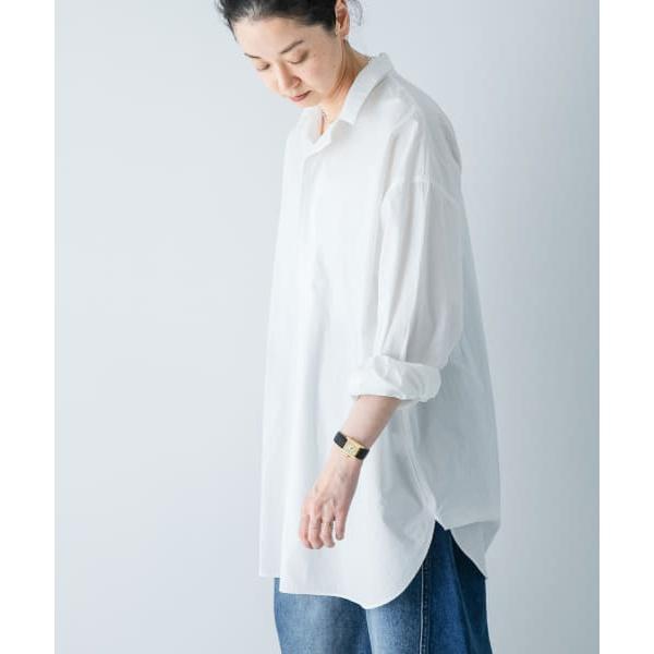 コットンワイドプルオーバーシャツ コットンワイドプルオーバーシャツ