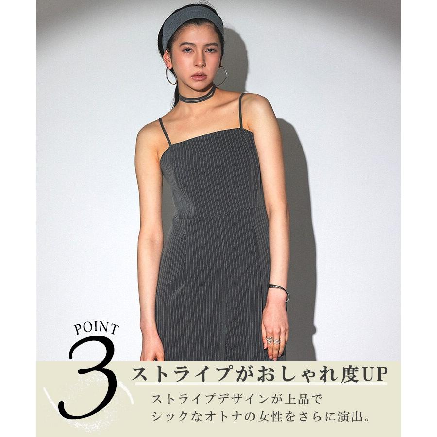 ANDRESD 【ANDRESD】pinstripe all in one dress : マルイ(丸井)Yahoo