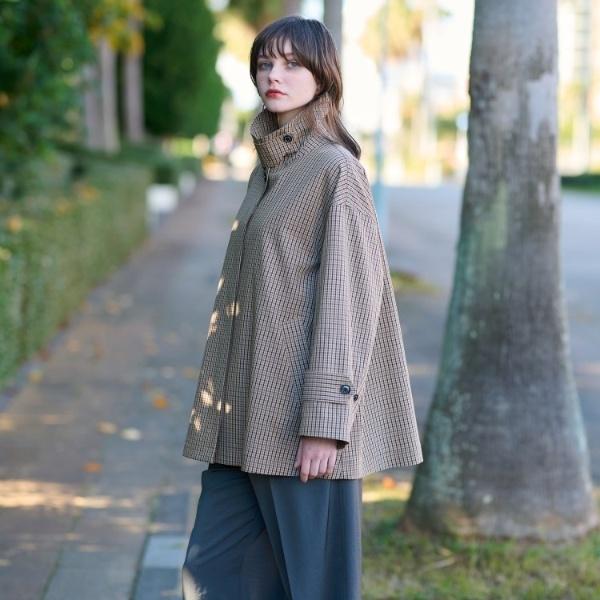 DRESSTERIOR（ドレステリア） 【2WAY】Aラインチェックアウター