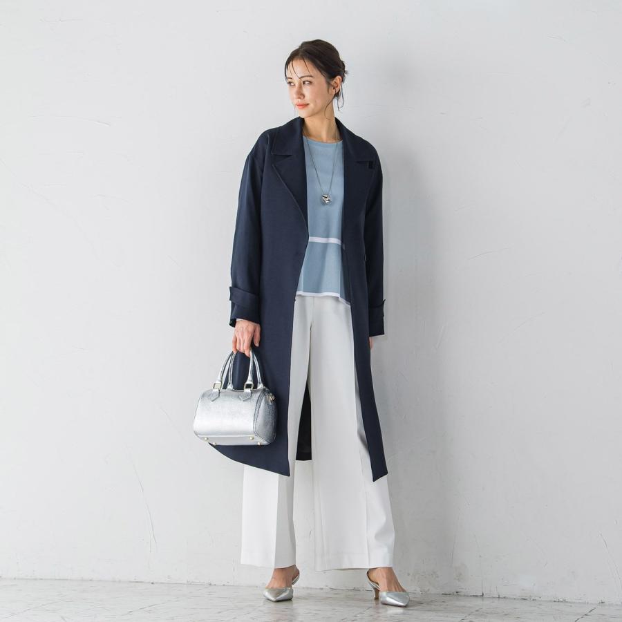 Heve2025SS、ハナビラトレンチ　ネイビー新品未使用品 Heve2025SS、ハナビラトレンチ ネイビー新品未使用品