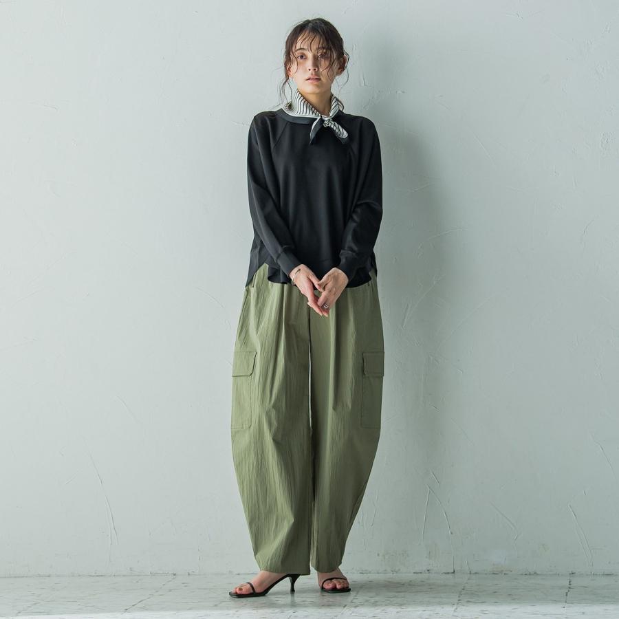 MAYSON GREY（メイソングレイ） ポンチローマラグラン布帛切替プル