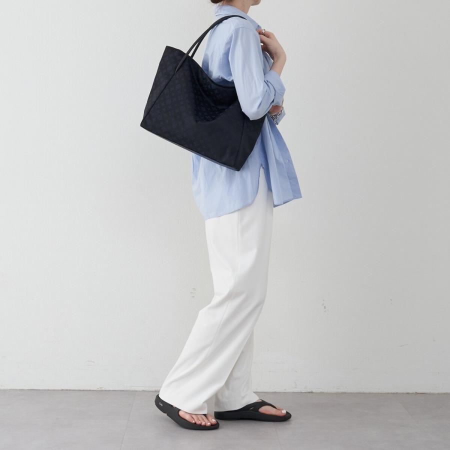russet ＜A4サイズ対応＞シンプルトートバッグ【ナイロンジャガード 