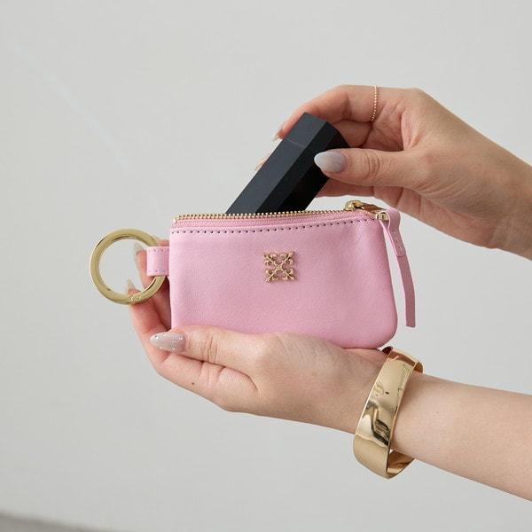 russet（ラシット） カラビナ付き ソフトレザーマルチケース(Z-211