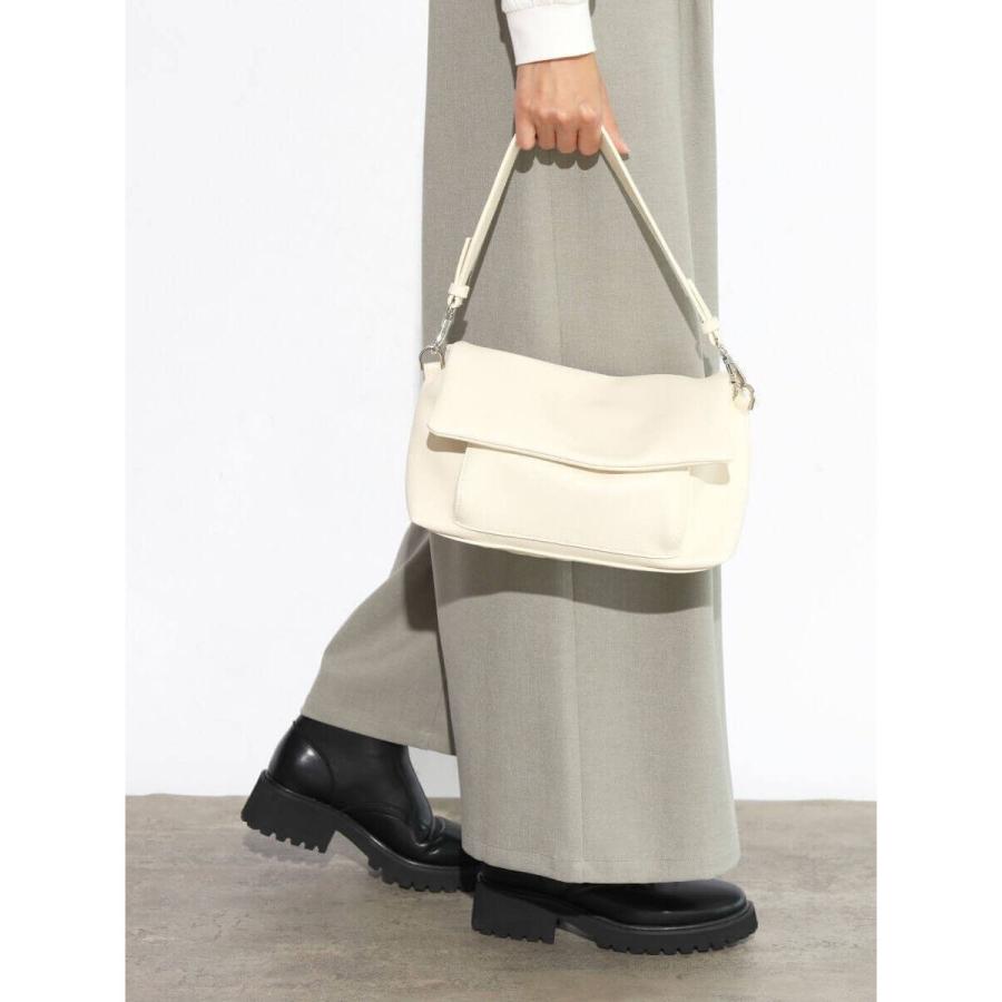 ブラック エンボスロゴ ハンドバッグ nouer ボトムエンボスロゴバッグ : マルイ(丸井)Yahoo!店 - 通販