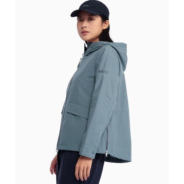 AIGLE（エーグル） UPF40 UVカット オーガニックコットン フーデッド