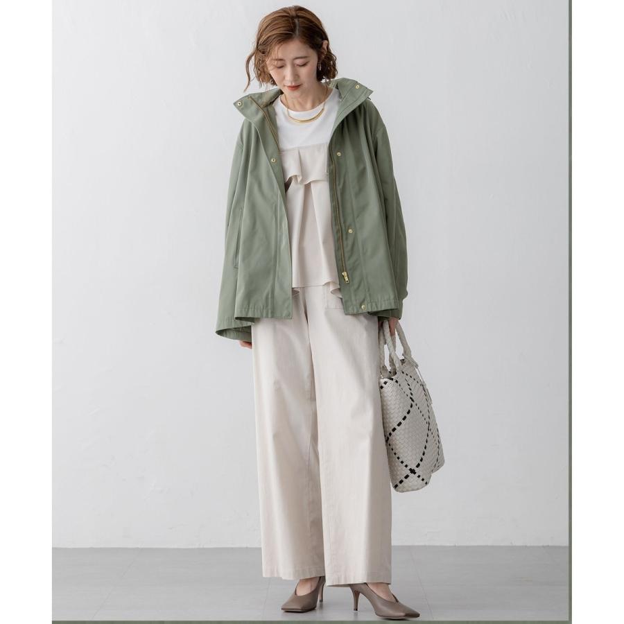 【23区】25SS VERY3月号掲載/撥水加工ライトツイル フーディーアウター 23区｜【VERY3月号掲載/撥水加工】ライトツイル フーディー