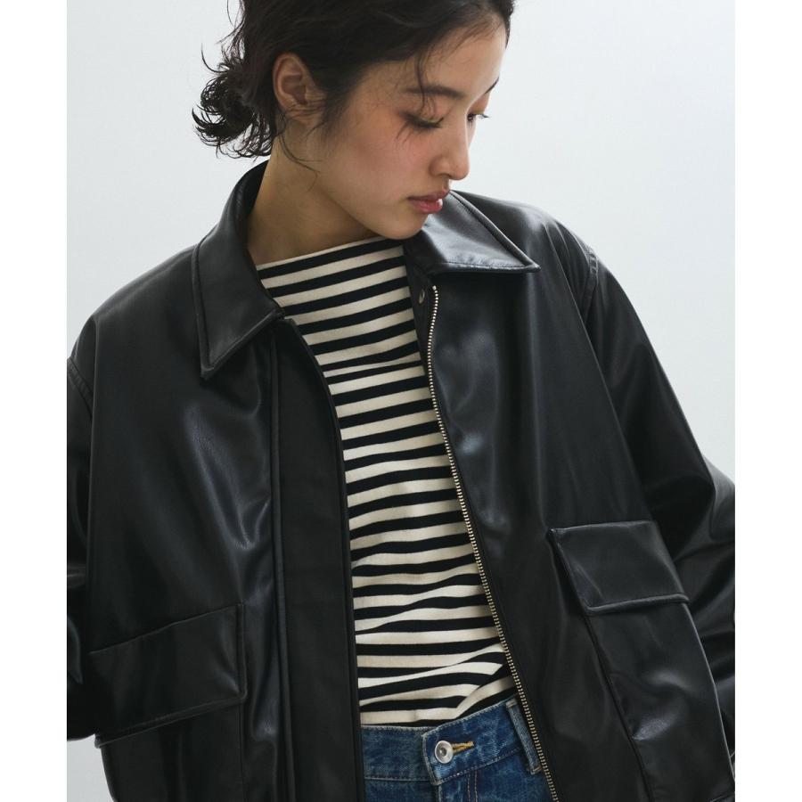 新品 ADAM ET ROPE'シンセティックレザージャケット 楽天市場】シンセティックレザージャケット／アダムエロペ（ADAM