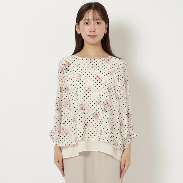 Rose Tiara（ローズティアラ） オールドローズドットレイヤード風