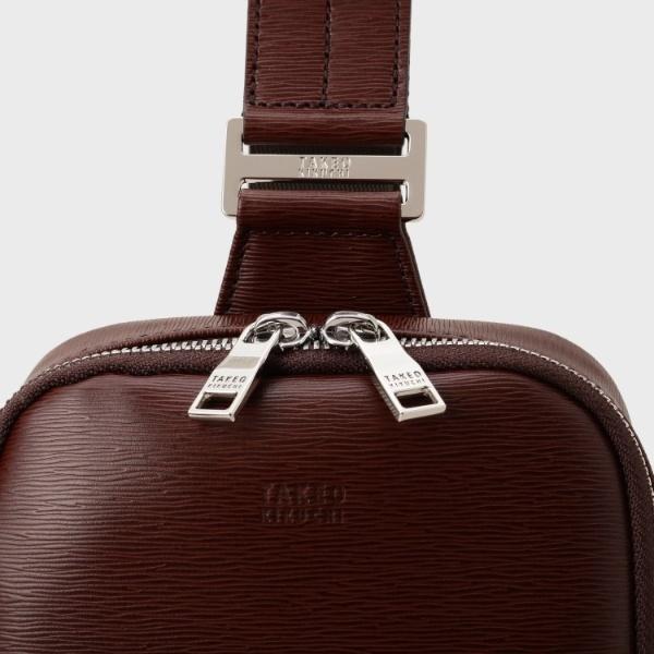 TAKEO KIKUCHI（タケオキクチ） 水シボレザーワンショルダーバッグ