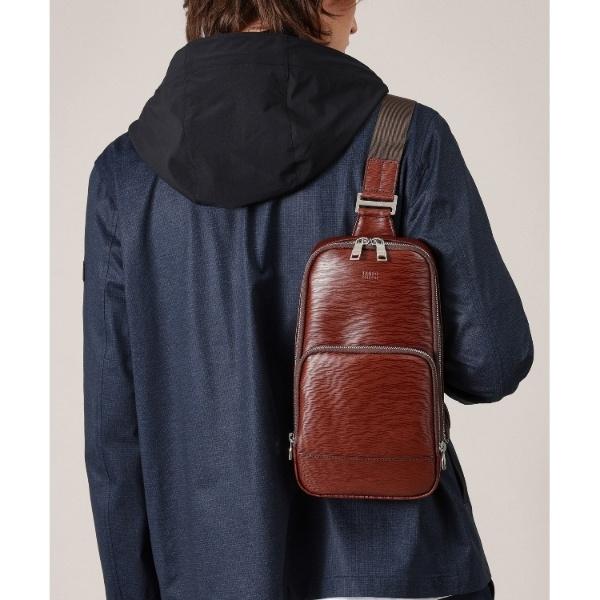 NEW 新品 未使用 タケオキクチ 水シボレザーワンショルダーバッグ TAKEO KIKUCHI（タケオキクチ） 水シボレザーワンショルダーバッグ