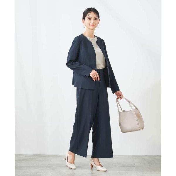 【極美品・近年】WWS　セットアップ　ストレッチ　洗える　防シワ　イージーケア a.v.v（アー・ヴェ・ヴェ） 【洗える/イージーケア/UVカット/接触冷感