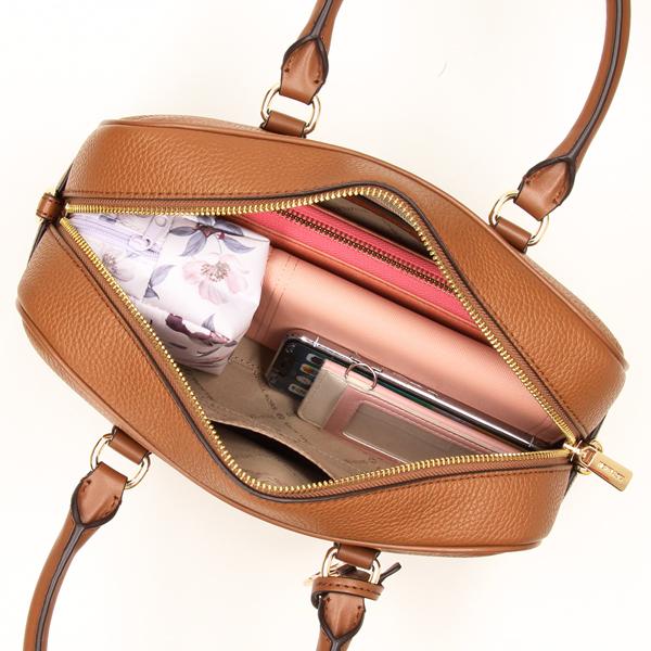 MICHAEL KORS（マイケルコース） THOMPSON ぺブル レザー サッチェル
