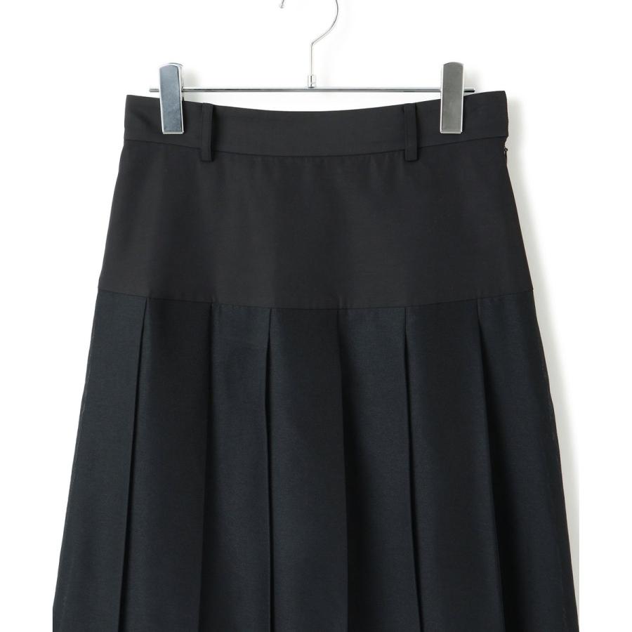 美品 ADAM ET ROP FEMME シアーオーガンジープリーツスカート ADAM ET ROPE'（アダムエロペ） シアーオーガンジープリーツスカート