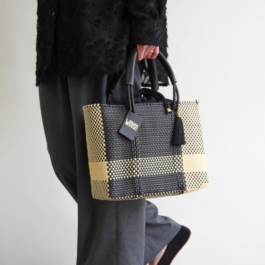 WOVEN (ウーヴン) / メキシコ製 スモールドローストリングトート