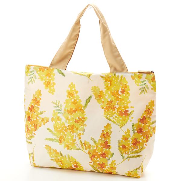 Sybilla（シビラ） ファスナー付き トートバッグ ミモザ 【Sybilla