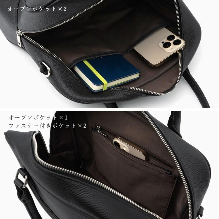 VitaFelice（ヴィータフェリーチェ） 本革2wayスクエアボストンバッグ