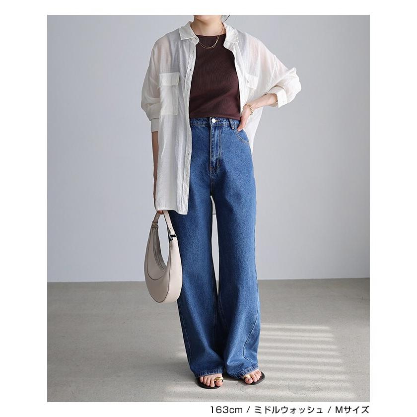 カーブ デニム パンツ evernavy エバーネイビー : マルイ(丸井)Yahoo